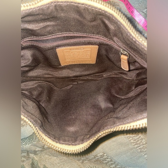 Rare🔥 Vintage coach crescent bag hobo bag half moon bag y2k bag - Picture 9 of 10